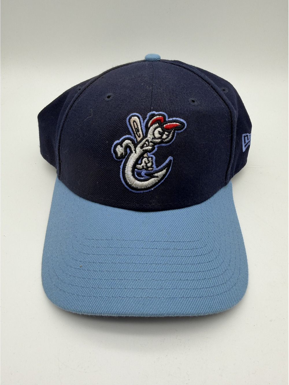 New Era Minor League Baseball Adjustable Cap Navy and Light Blue, One Size